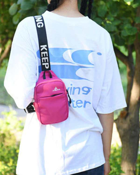 Adjustable Strap Sport waterproof Sling Bag